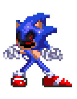 Pixilart - sonic exe fnf but genesis by blue-blue