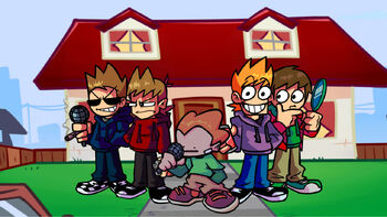 Friday Night Funkin Online VS Edd & Tord (FNF Mod) (EddsWorld