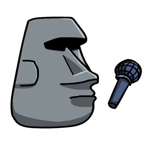 Moyai Emoji Text, Moai Emoji