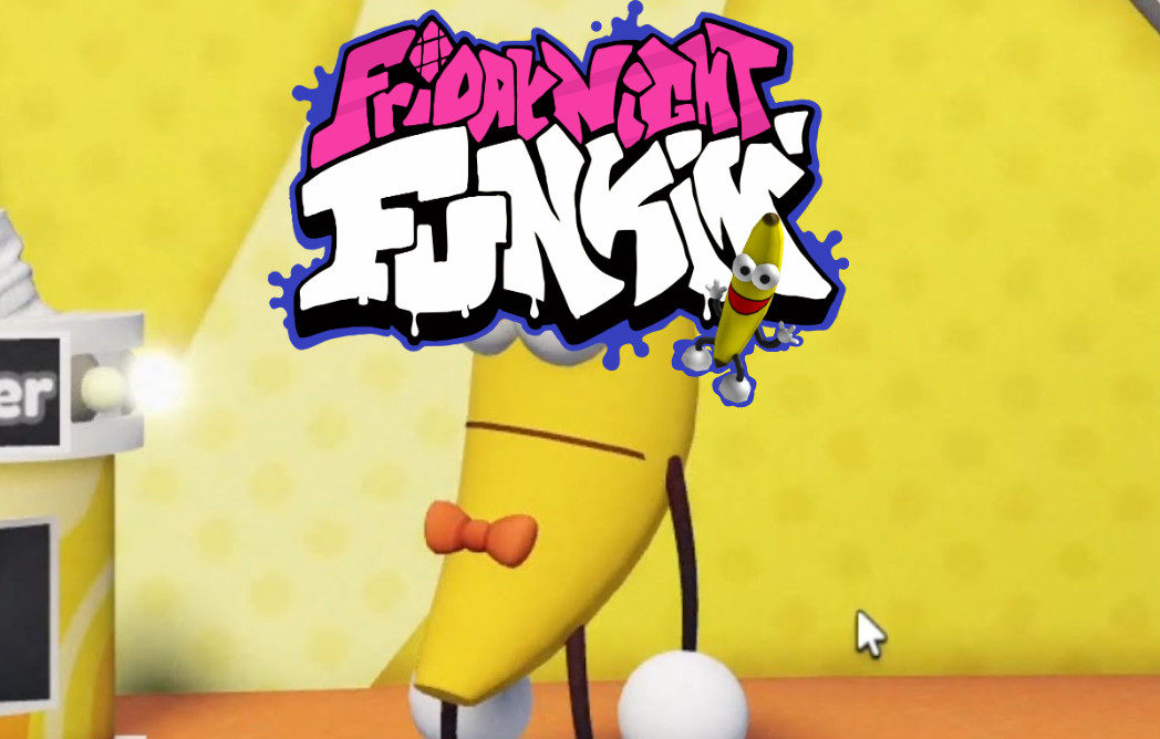 roblox banana man is now a FNF mod 