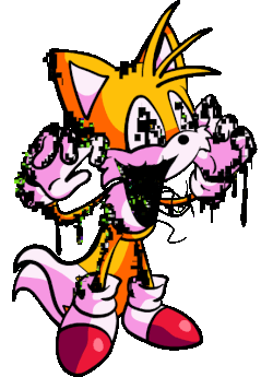 Tails Doll Soulless Dx Sticker - Tails Doll Soulless DX Soulless FNF -  Discover & Share GIFs