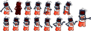 IRIS's Dialogue Sprites during Weekend X