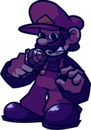 Static left miss pose