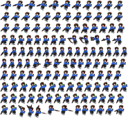 The End sprite sheet