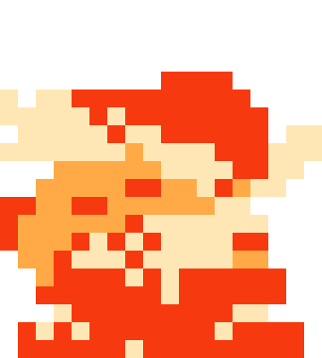 Mario Super Mario World Bead Sprite Perler Pixel Art Icon Retro Jumping  Nintendo