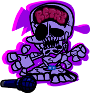 Static dark game over