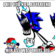 A stinky top text bottom text meme with a brand new, crispy Cyclops sprite. Presumably for the side facing phase.