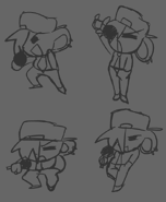 "BF Pose Sketches (SN0WYDREAMS)"