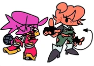 Minus designs for D-Side Boyfriend and Girlfriend.