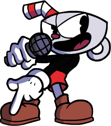 FNF CUPHEAD INDIE CROSS NIGHTMARE Cuphead remaster art - Cuphead - Magnet