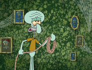 The origin of Squidward's appearance in Humiliation. Originates from the SpongeBob episode "Are You Happy Now?"