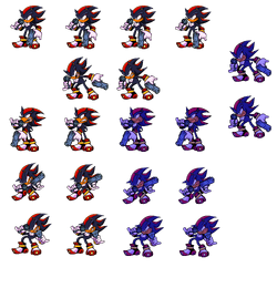 I found this Sonic the hedgehog fnf sprite and thought I would pibbify it.  Sprite by Comgaming_Nz, I'm pretty sure : r/FridayNightFunkin