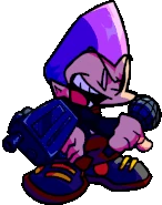 Pico Right Pose (Dark; Flipped)