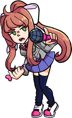 HD Monika (Alec 025), Funkipedia Mods Wiki