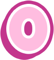 The number 0 in the mod's style.