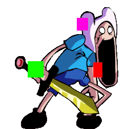 Pibby Finn! (not good) Posted here because it's based more off of his  appearnce in the mod than in the show, and side note: the glitchy stuff is  really fun to draw :) 