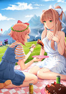 What Sayori’s picnic outfit is based on.