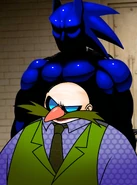 BatSonic&JokerEggman.jpeg (215 KB) Artwork by VoidEyedPanda of a Joker version of Eggman, with Batman Sonic behind him.