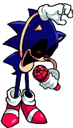 Animated] EXEternal Sonic.exe Faker Form Concept by Aguythatexists
