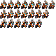 Happy sprite sheet