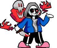 Old up pose with Papyrus