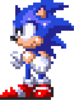 Sonic 3 Standing Sprite HD Remaster