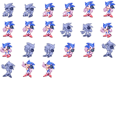 Sonic Sprite Sheet Png, Transparent Png , Transparent Png Image