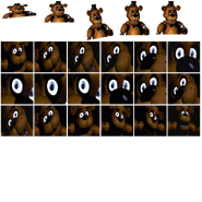 Freddy Fazbear's spritesheet.