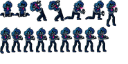 Rebecca's sprite sheet during Crybaby.