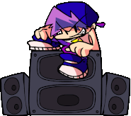 Boyfriend's hair blowing animation in Week 3.