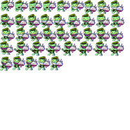 Fliqpy's sprite sheet for Flippin Out and LoL.