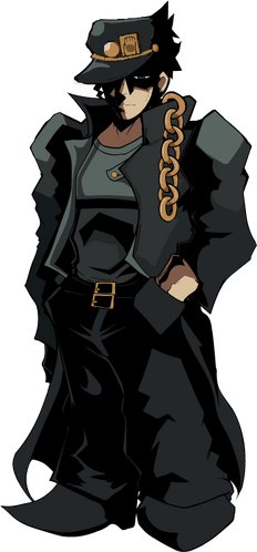 Was the HFTF Jotaro pose created because the actual Jotaro