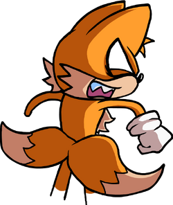 i found the tgt v3 tails's unused sprite from wiki, so i animated