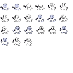 Da Pixel Dude on Game Jolt: Start of a LB sprite sheet This is