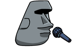 GTA San Andreas Moyai/Moai Emoji Mod 