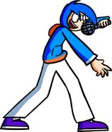 Derker's right pose