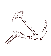 Flashing communism symbol