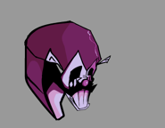 A drawing of a Tenma head.