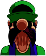 Static laugh transition