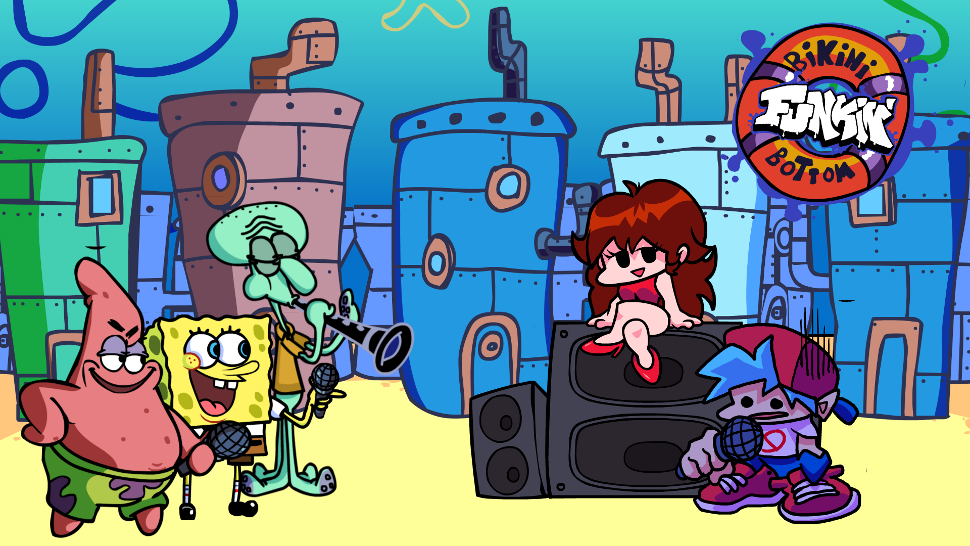 Bikini Bottom Funkin' | Funkipedia Mods Wiki | Fandom