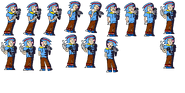 Corrupted sprite sheet.