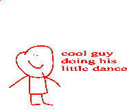 Cool Guy's dance in the Onslaught Main Menu