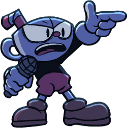 ARCHIVED on X: i made mug man out of indie cross cuphead :0 #indiecross  #cupheadandmugman  / X