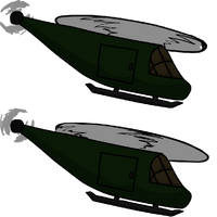 Helicopter sprite sheet