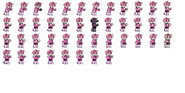 Angry Yukichi's sprite sheet.