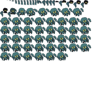 Meatcanyon Squidward spritesheet