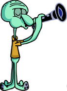Squidward up static