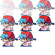 Boyfriend's portrait sprite sheet