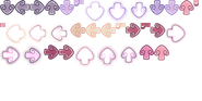 Belladona Sweets notes sprite sheet