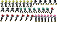 Masked sprite sheet